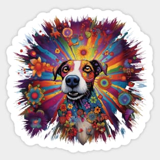 Tripping Jack Russel Sticker